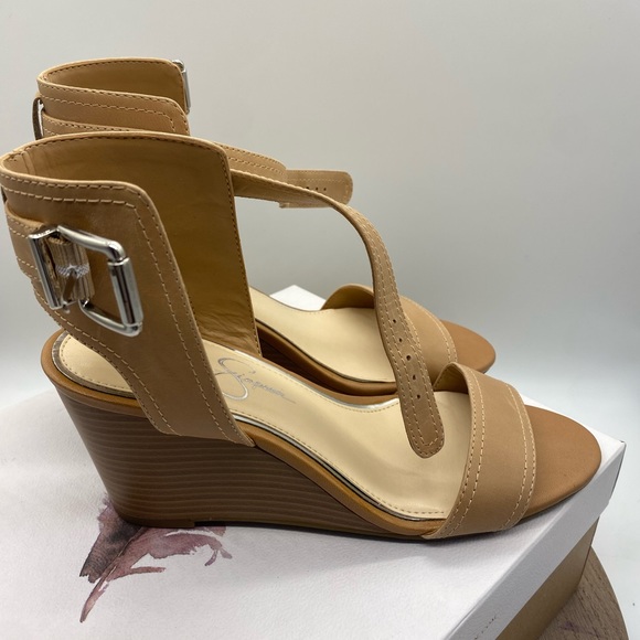 Jessica Simpson Women's Cristabel Wedge Sandal Size 7.5 M - Picture 3 of 5